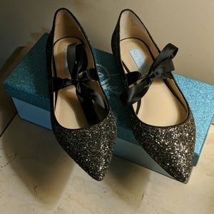 Blue by Betsey Johnson pointed toe ballet flats